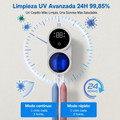 Soporte Portacepillos Inteligente con Esterilizador UV y Carga USB - VANT