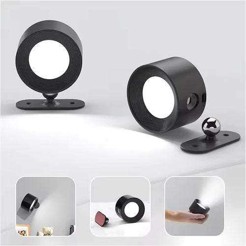 Lámpara de Pared VANT: Magnética, Recargable + Control Remoto